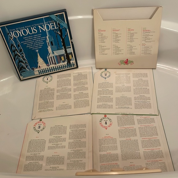 Joyous Noel 38 artists collectors edition 4 LP vinyl record albums Christmas - Picture 15 of 15